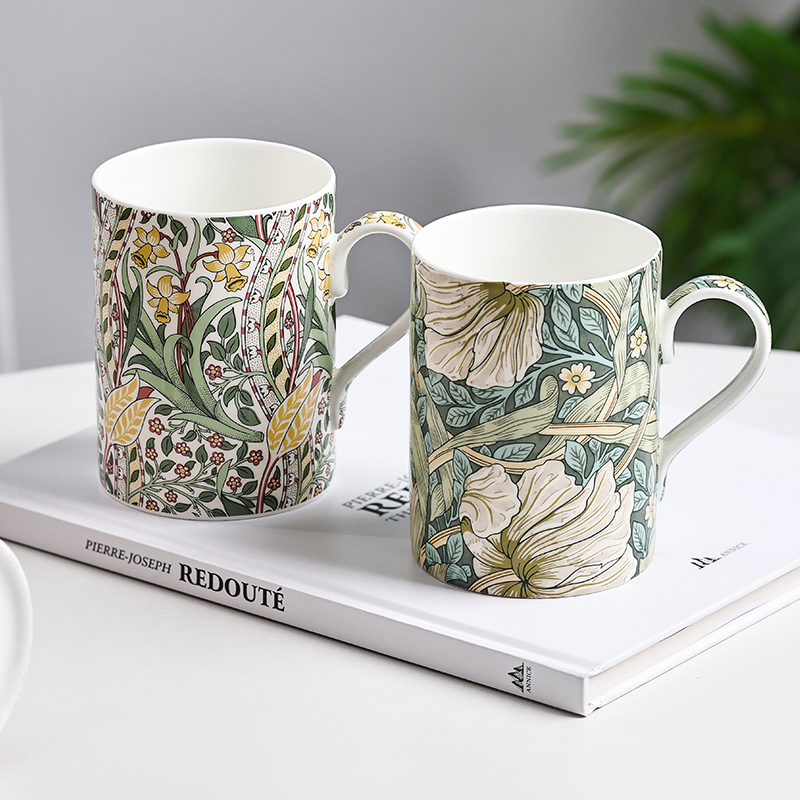 英国进口 Spode Morris & Co系列陶瓷马克杯咖啡杯情侣简约杯子