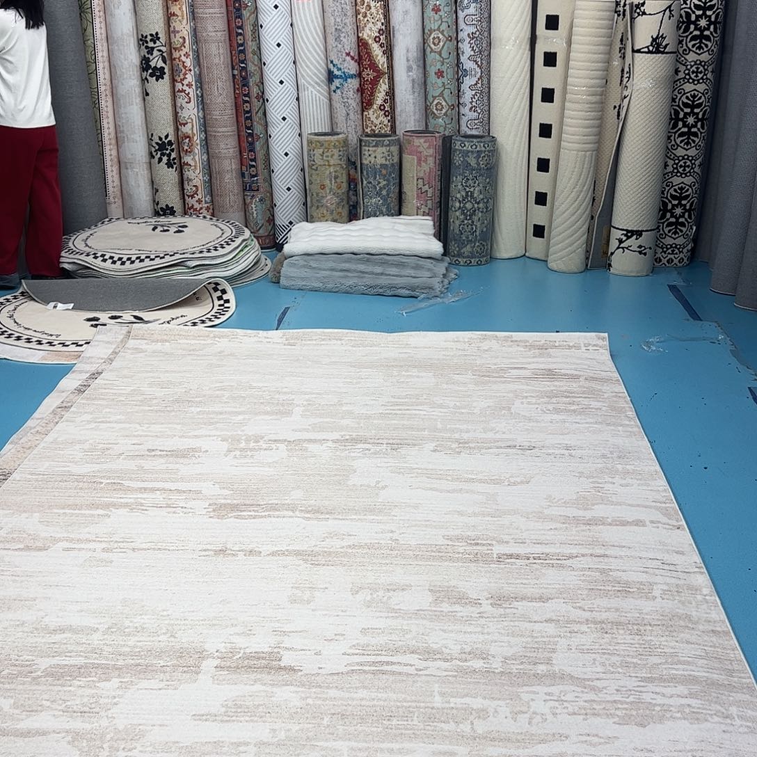 混纺200×300误差±1-3cm精编细砂仿羊绒棉布底微瑕