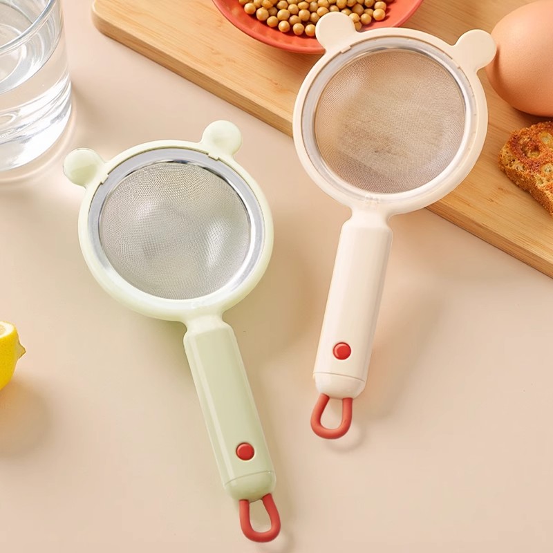 豆浆过滤网筛婴儿辅食宝宝漏勺家用厨房鸡蛋挞液烘焙工具勾线针