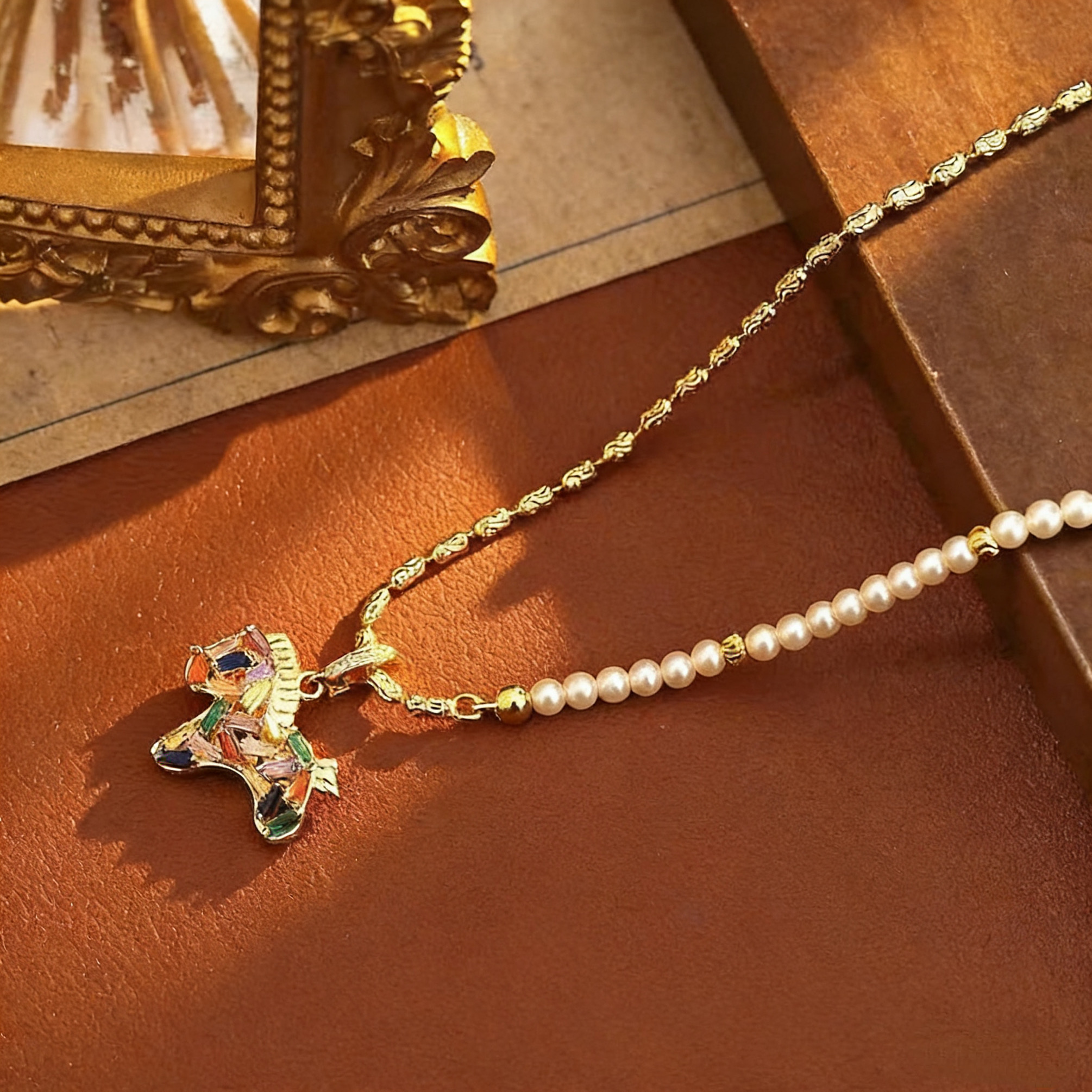 铜锆石项链  【“马”上有钱花】秋冬新款多巴胺彩虹小众个性项链