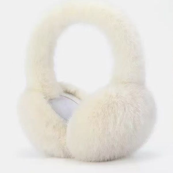 大金定制宝宝冬季折叠便携软糯仿兔绒巨可爱护耳夹