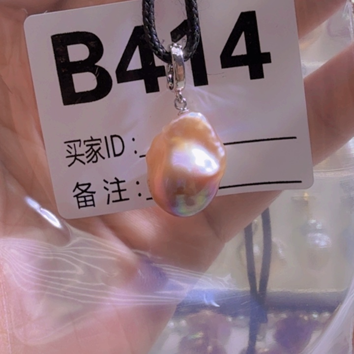 淡水珍珠银S925镶嵌颈饰