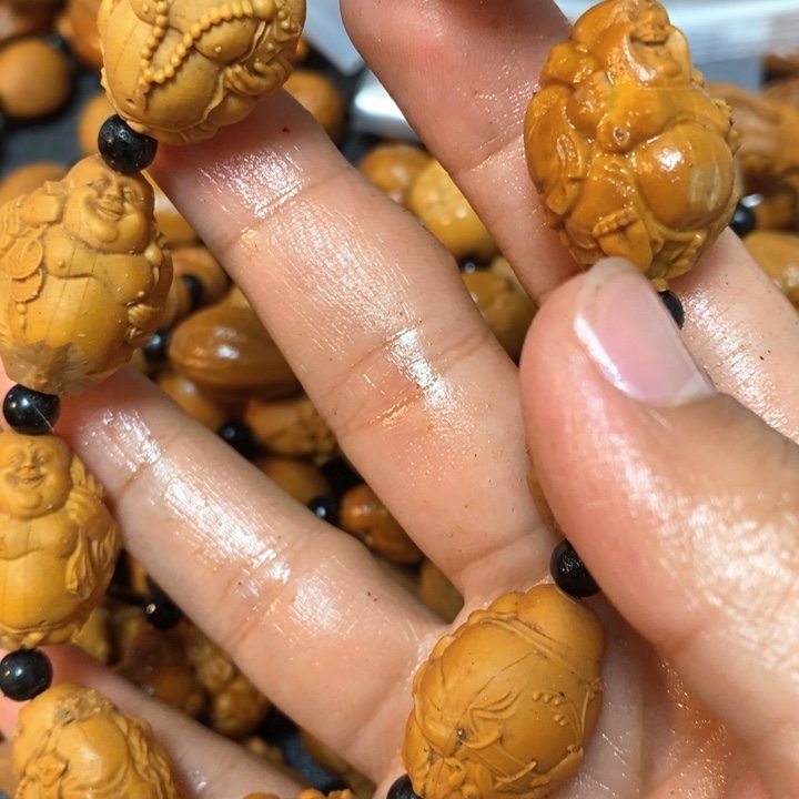 橄榄核手串/手链橄榄微瑕弥勒