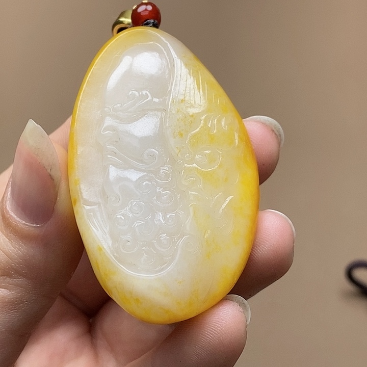 和田玉挂件未镶嵌F