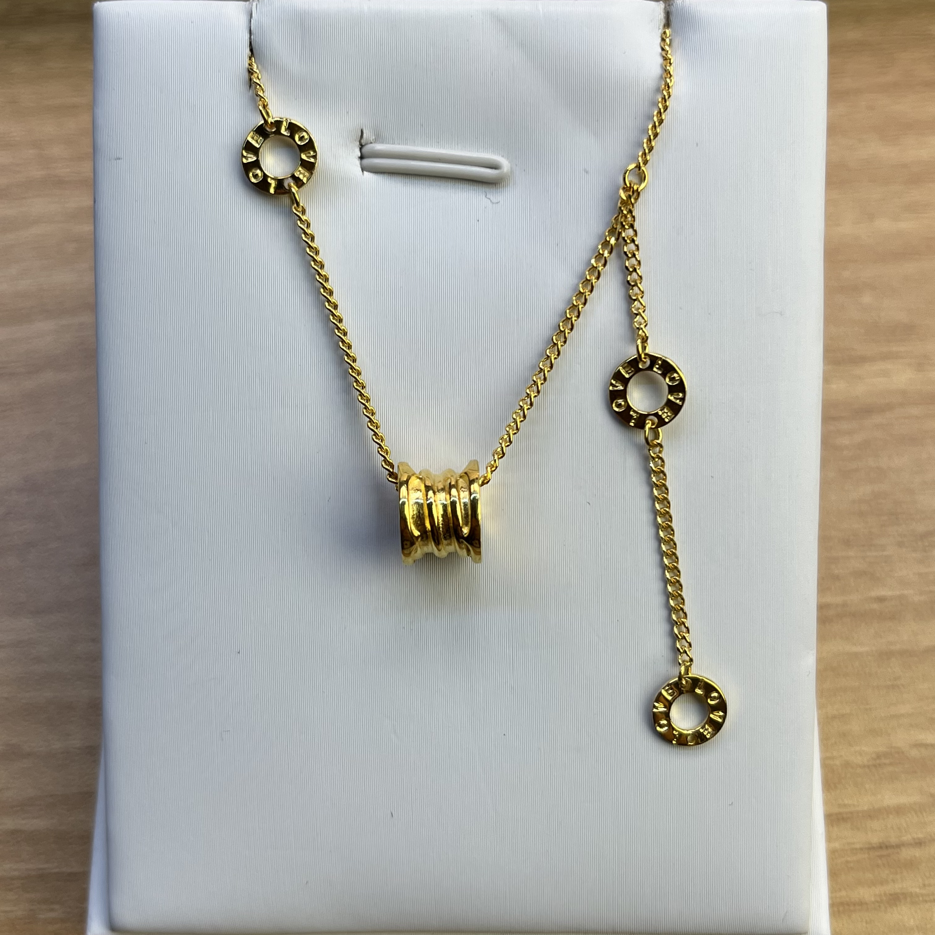 纯万福足金999黄金5g工艺侧身链大蛮腰套链吊坠黄金按克卖
