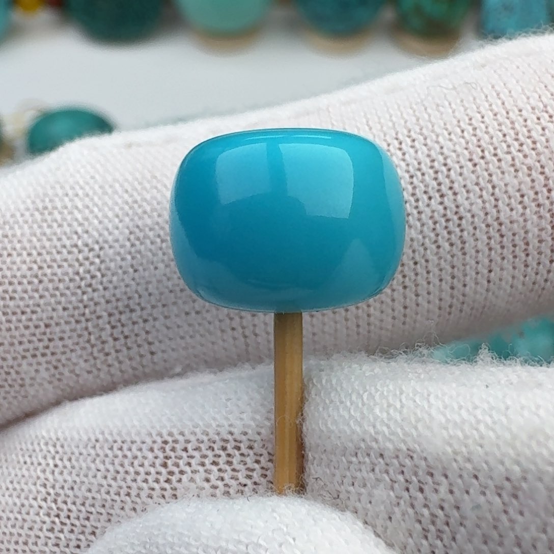 绿松石珠宝奇石未镶嵌小*～