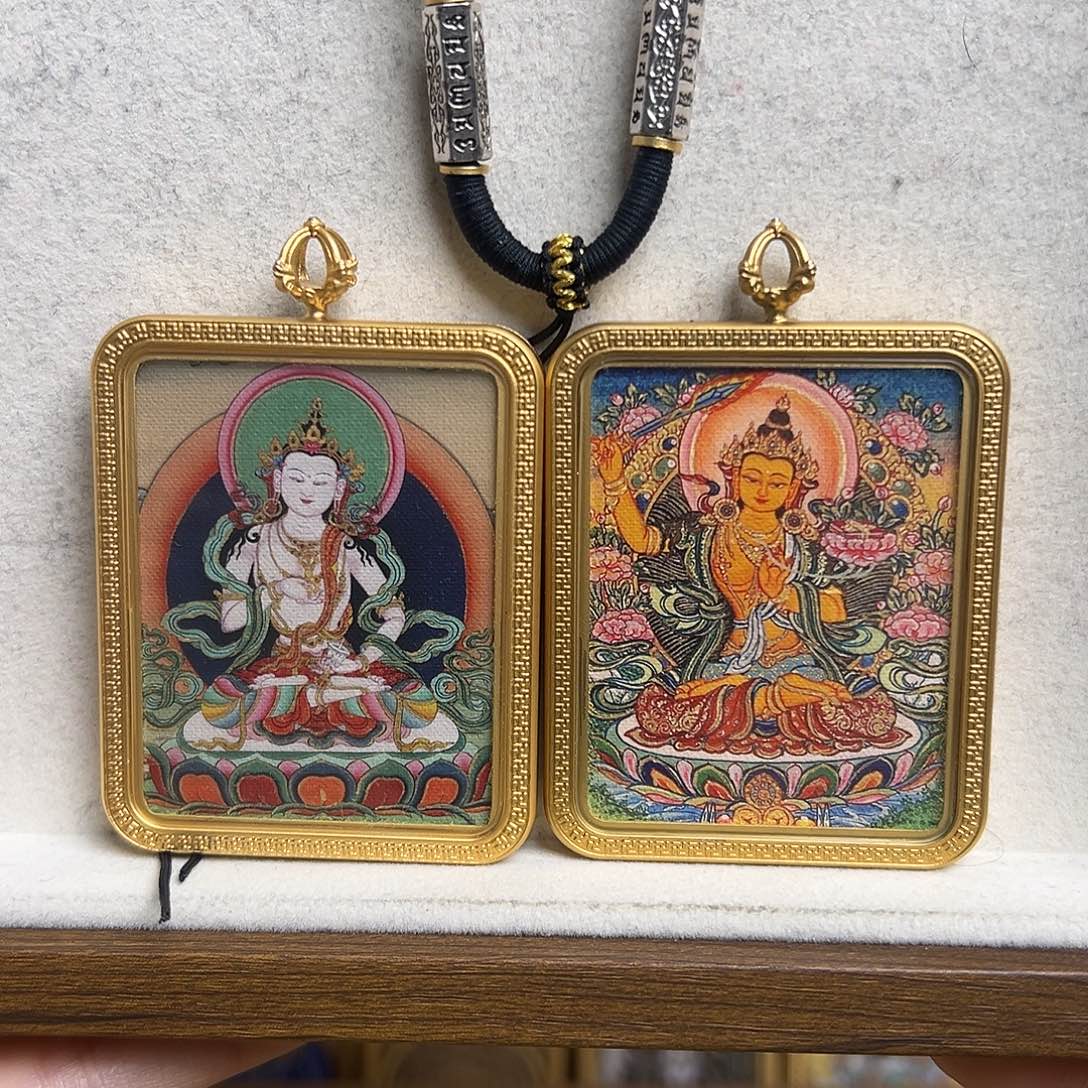 小***啊吊坠双面定制金刚文殊