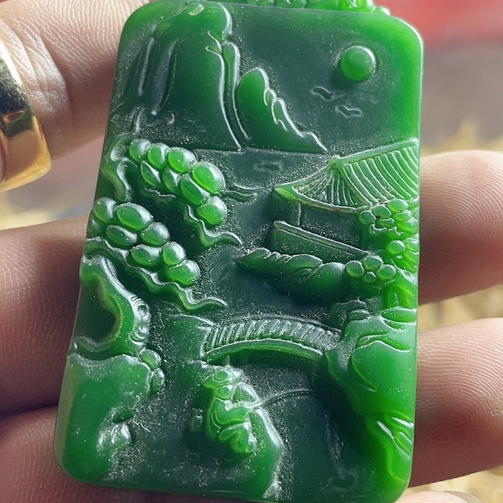和田玉（糖玉）挂件未镶嵌