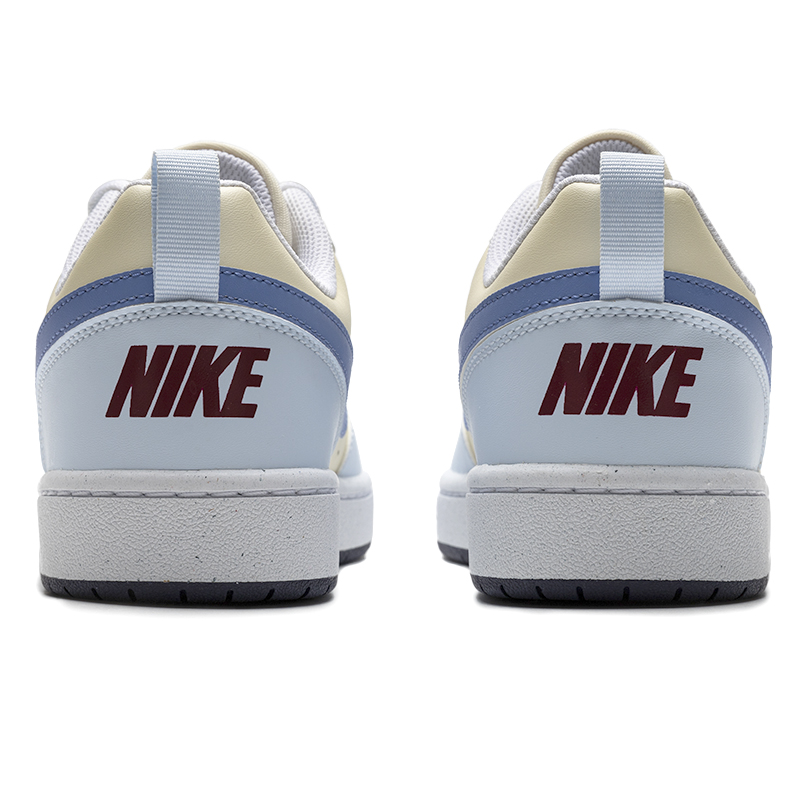 Nike耐克女鞋Court Borough奶油北卡蓝低帮大童板鞋女FV8120-141