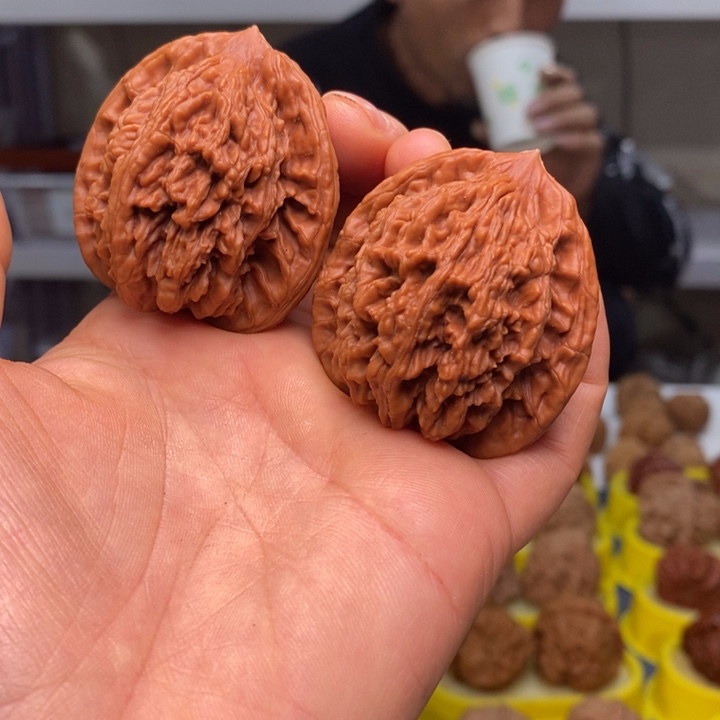 吊坠文玩核桃文玩核桃虎头38～39