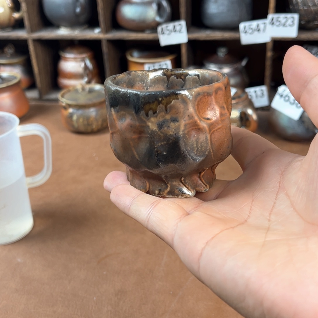 壶柴烧茶器主人杯