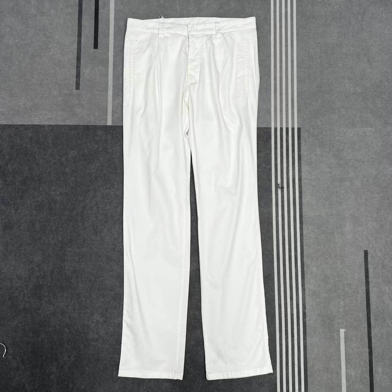 未使用 Emporio Armani/安普里奥·阿玛尼 男士白色长裤休闲裤秋冬