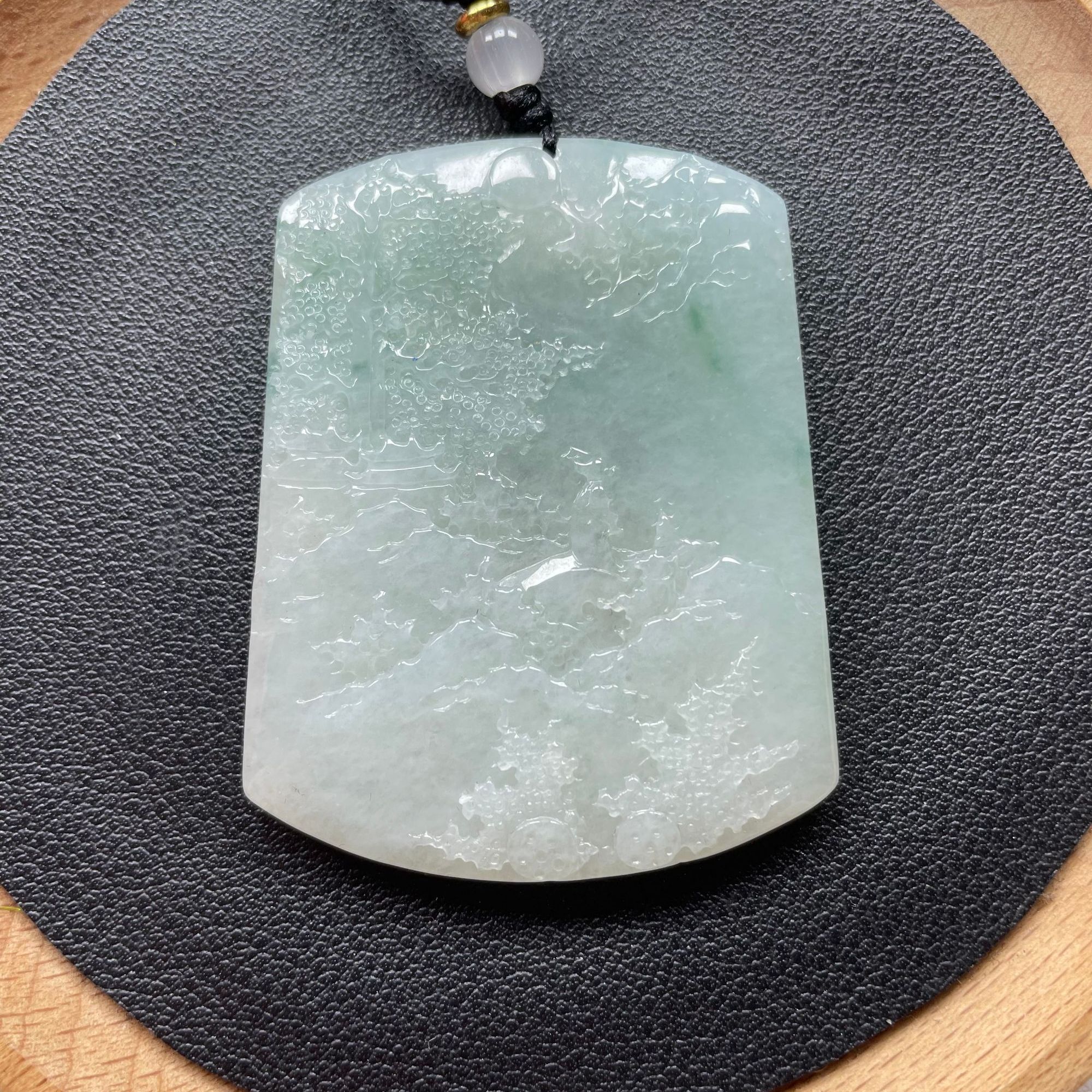 （1号店）-X438-天然翡翠-山水牌