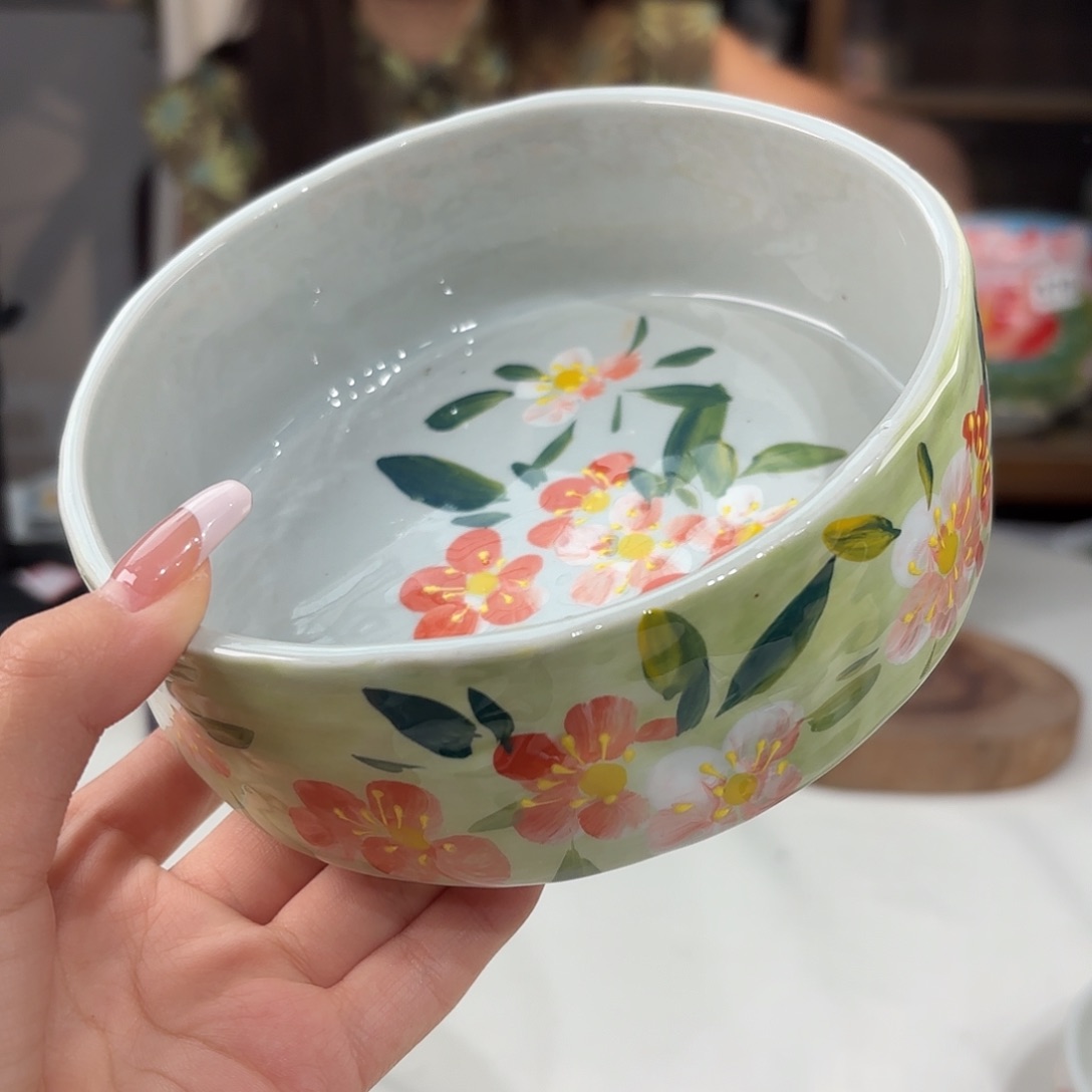 瓷片景德镇手绘高温釉下彩陶瓷茶具