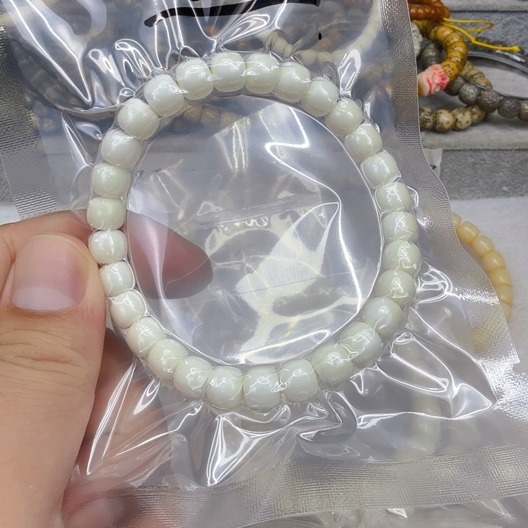 星月菩提手串4白菩提单圈8×7