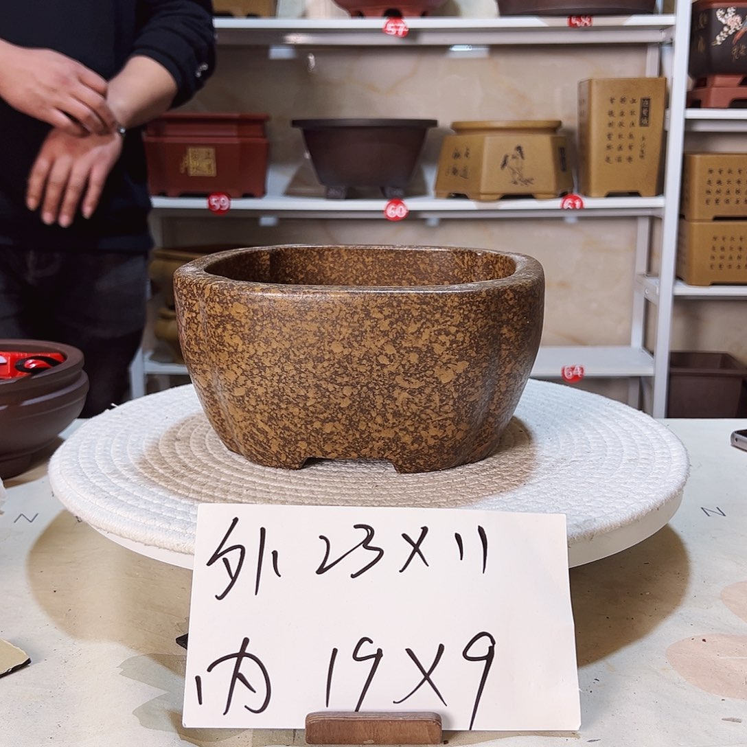 紫砂紫砂花盆哈哈