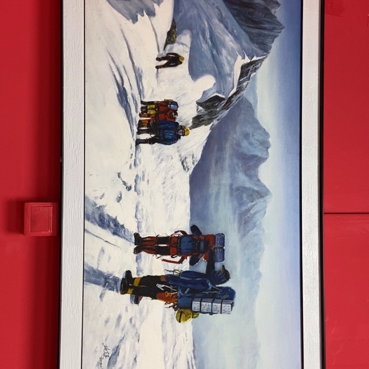 草****油画60..120作品攀登