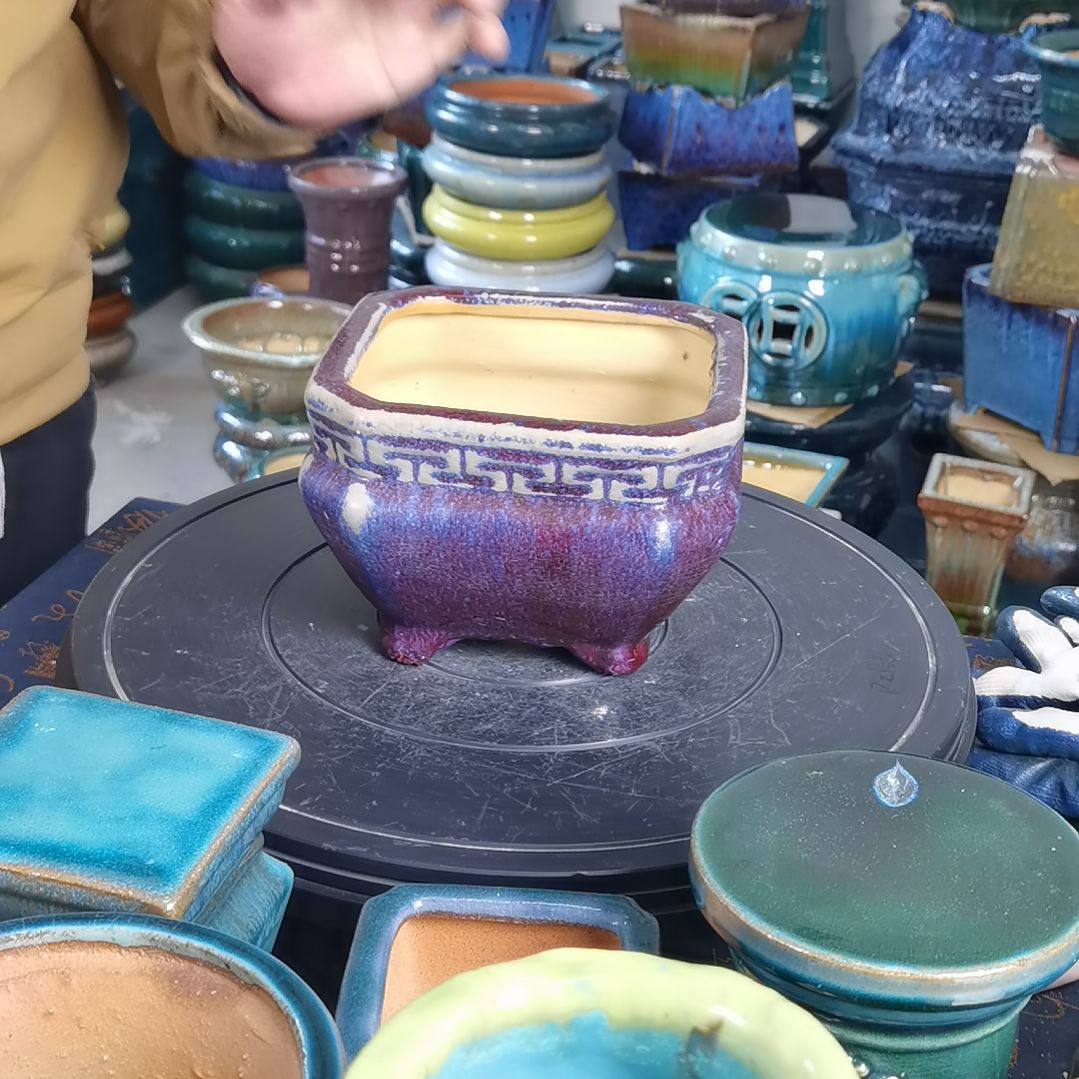 内口15深10石湾花盆默认微瑕