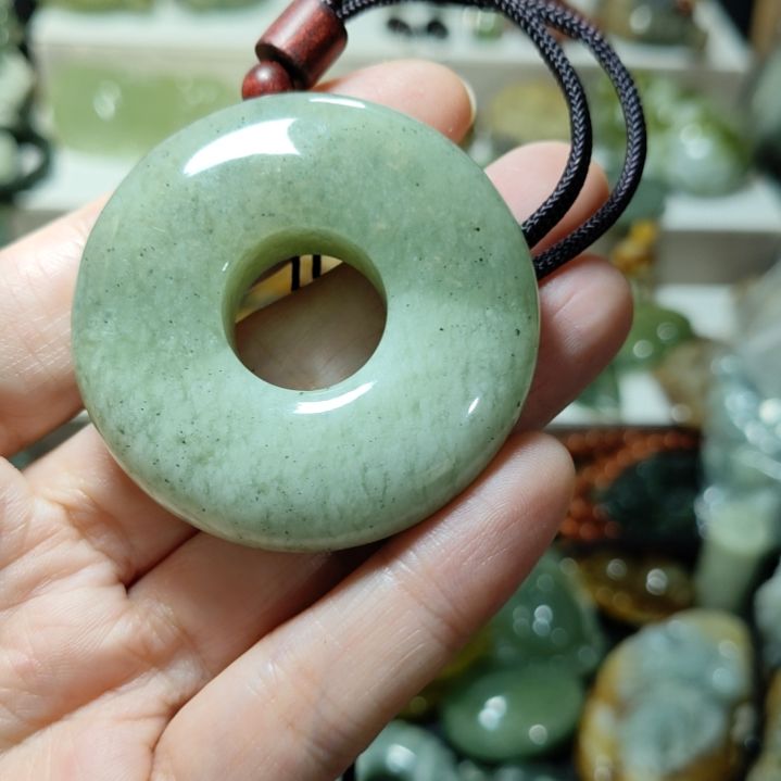 岫玉平安扣未镶嵌