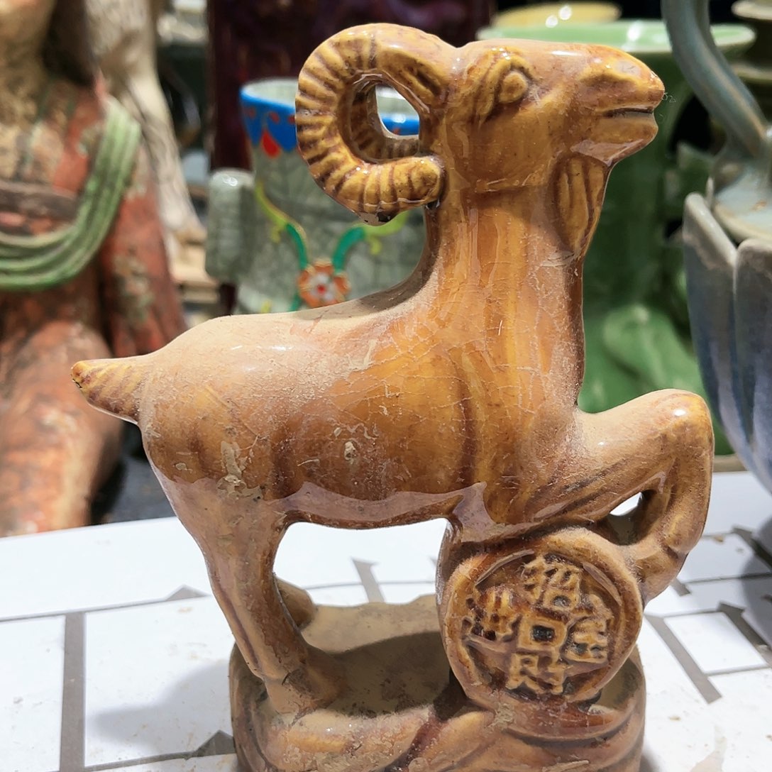 瓦当摆件摆件茶桌茶台陶瓷