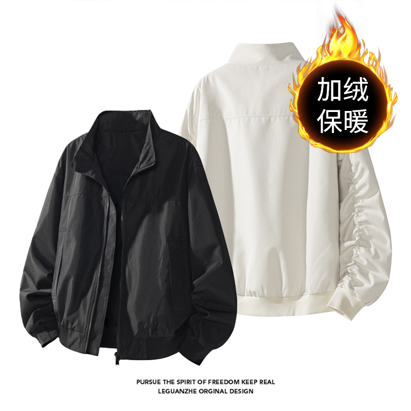 秋冬季棉服外套男款加厚飞行员夹克三防立领美式工装cleanfit棉衣