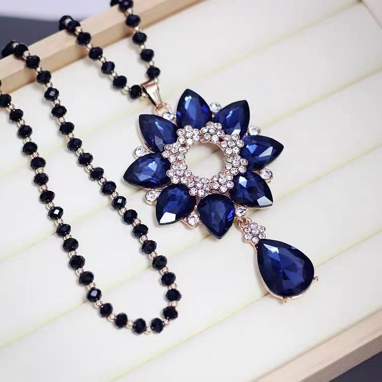 合金项链 倾城水晶之恋M066长款