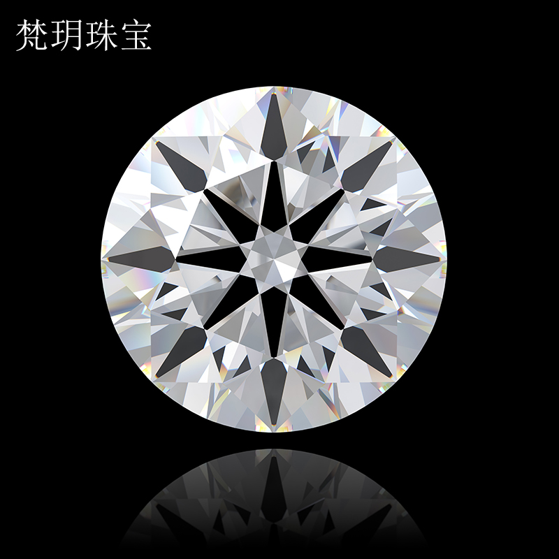 【FY】0.8克拉经典气质高定六爪女戒闭口百搭时尚