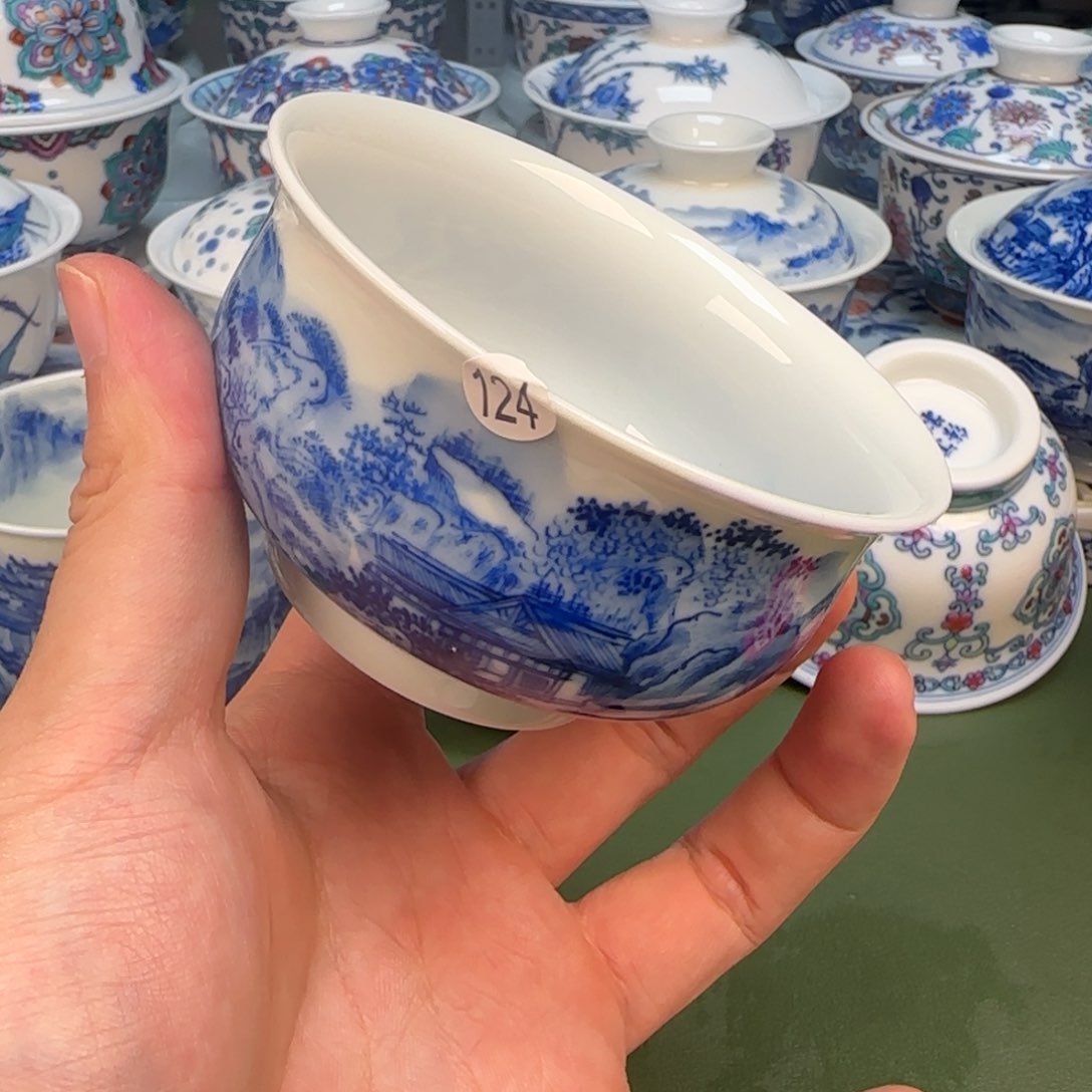 彦祖纯手工手绘茶具124