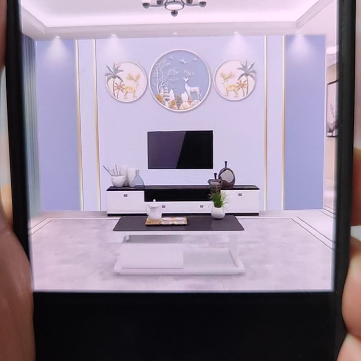 用***9客厅电视墙壁画壁布