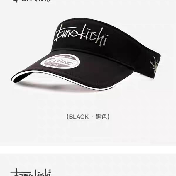 新款常吉无顶帽空顶帽夏季遮阳防晒透气钓鱼帽路亚户外垂钓鸭舌帽