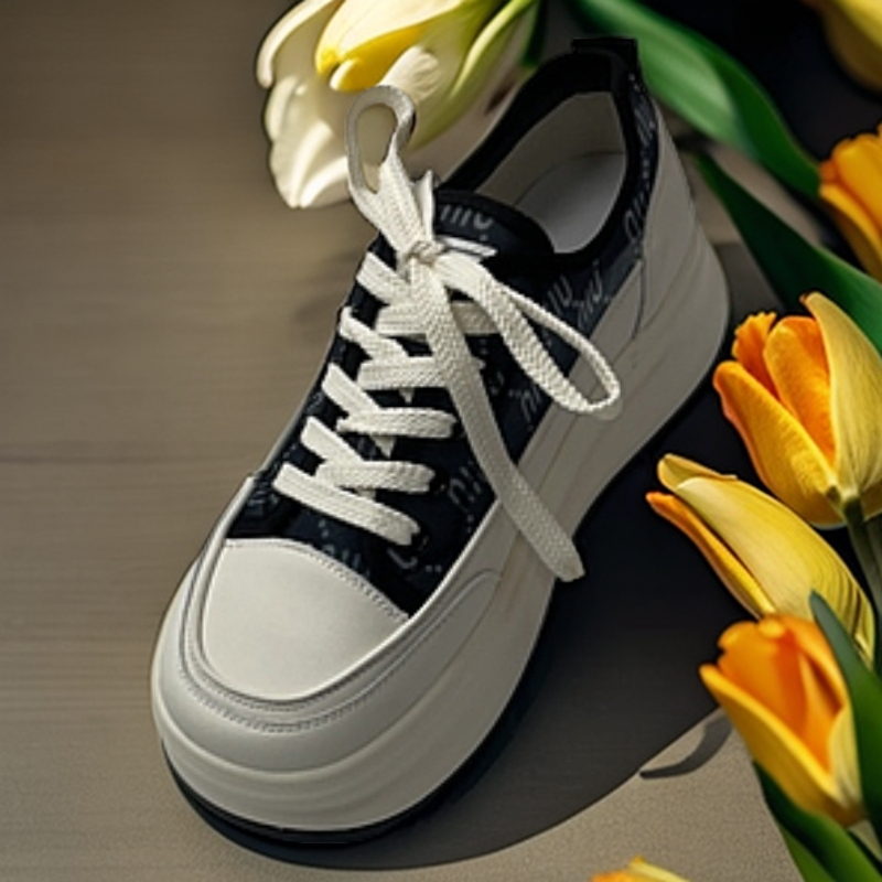 E5增高时尚休闲鞋厚底潮流休闲女鞋时尚鞋子系带休闲鞋女鞋6870