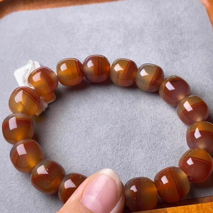 玛瑙/玉髓未镶嵌手链
