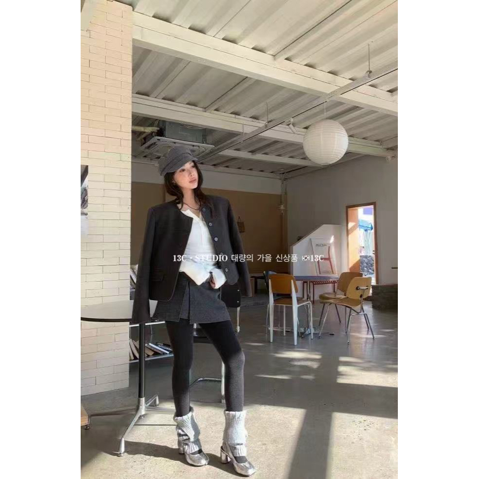 13C 福（113c3670#）加棉的- 圆领小香短外套 12-23