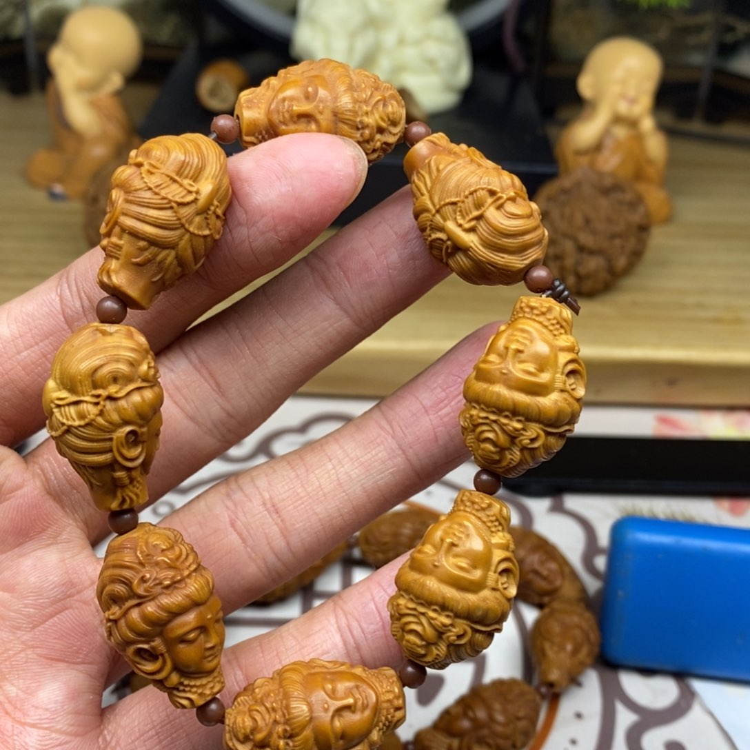 橄榄核手串/手链橄榄核雕工艺手串