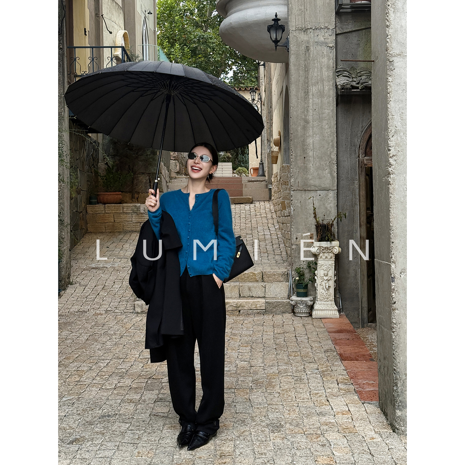 【LUMIEN 新品】"空谷纤云"柔软蓬松感设计羊毛针织开衫LX5ISS154