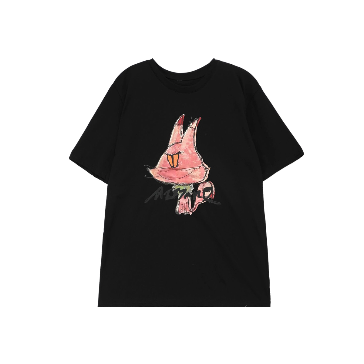 【吸引力福狸T恤】32支双纱棉宽松圆领福狸印花短袖T恤W23AA286