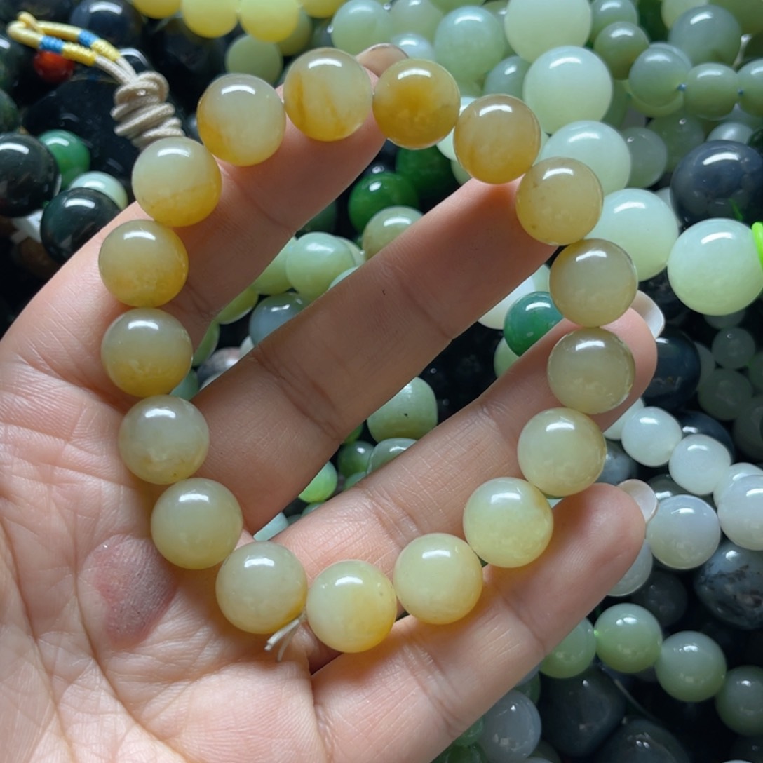 和田玉手链未镶嵌