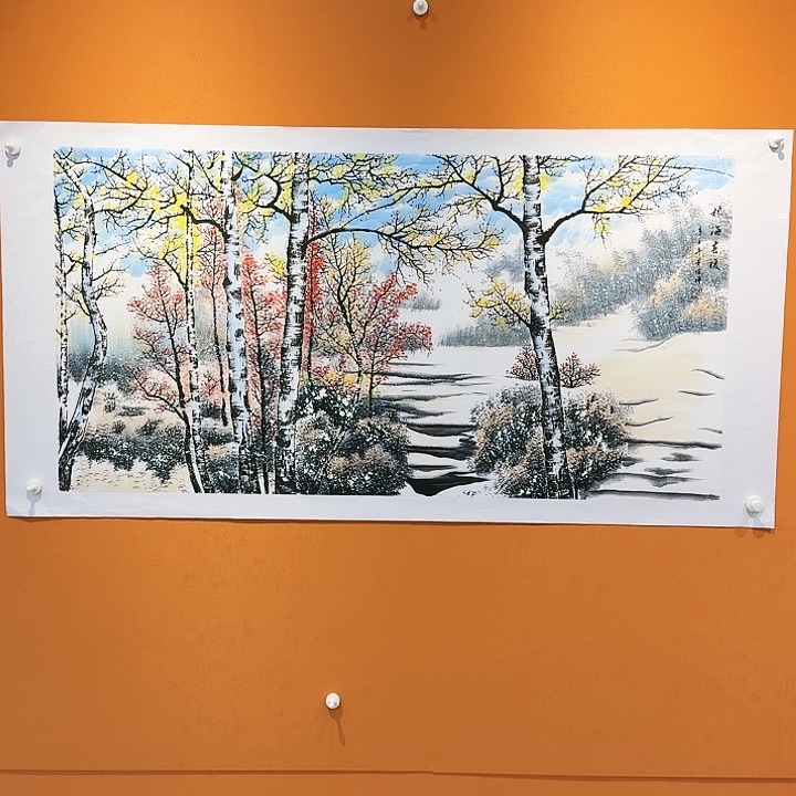 国画书法作品多次参加