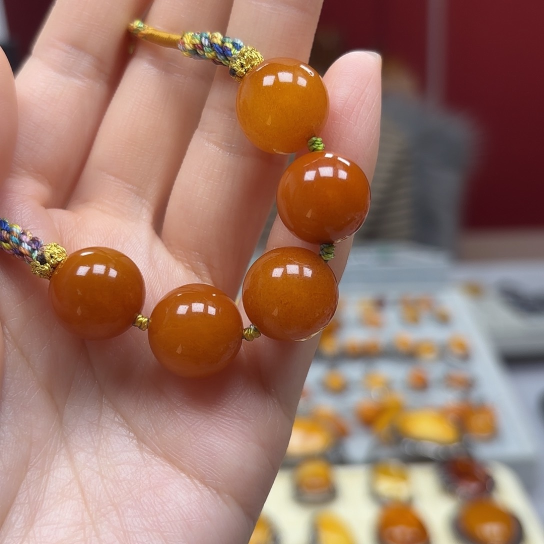 琥珀裸石未镶嵌25锁骨