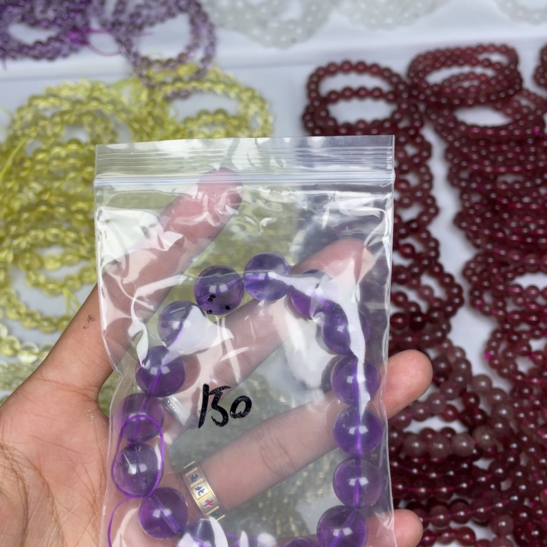 水晶天然紫水晶未镶嵌