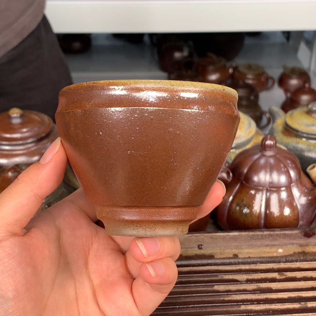 茶壶紫砂纯自然柴烧