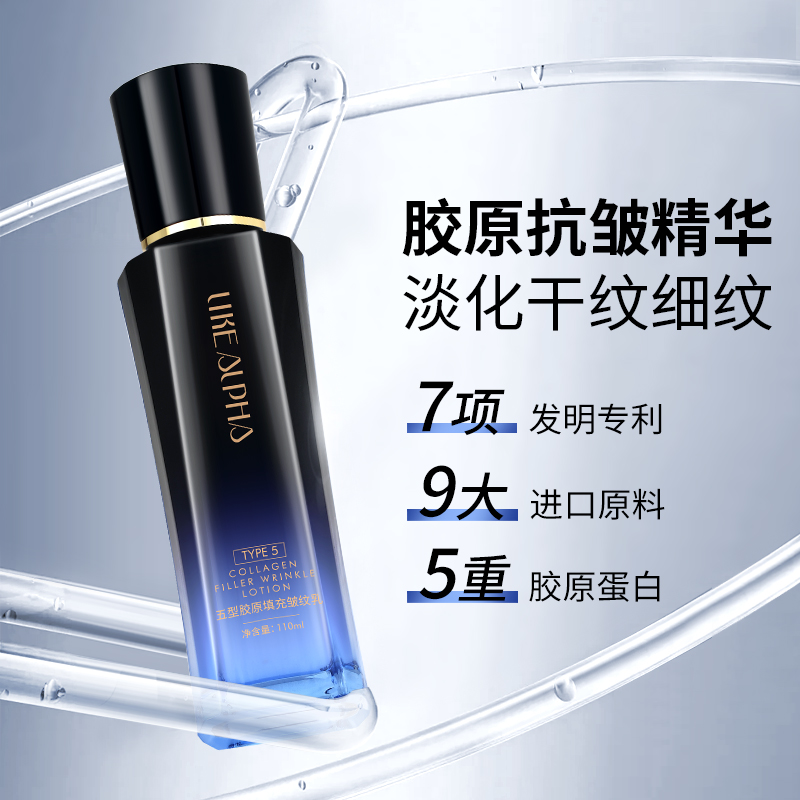 【五型胶原】革新抗皱配方·焕肤亮色/紧致轮廓/全脸抚纹填充皱纹乳 