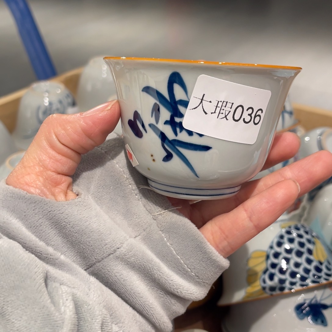 有瑕釉下彩纯手绘