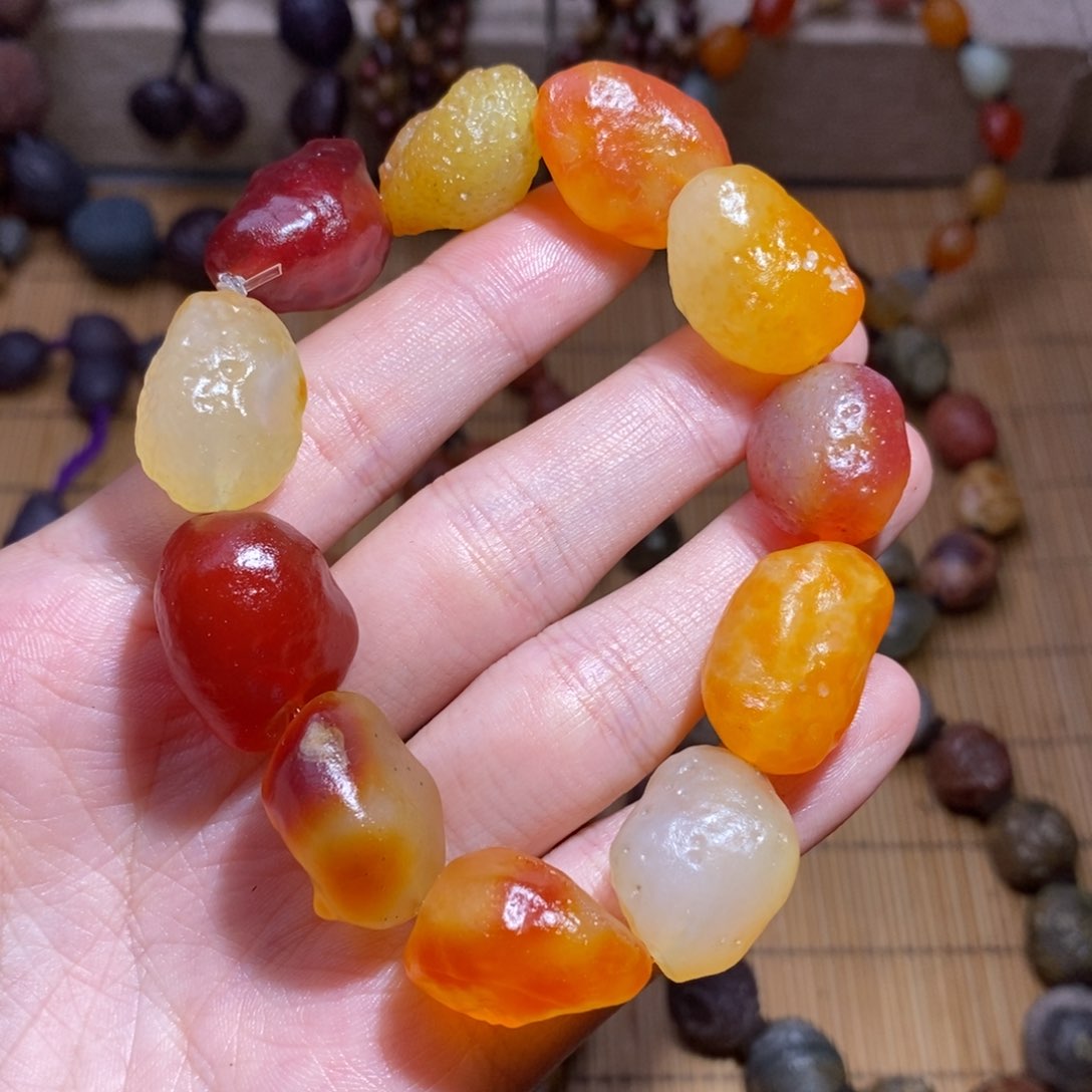 玛瑙/玉髓手链未镶嵌