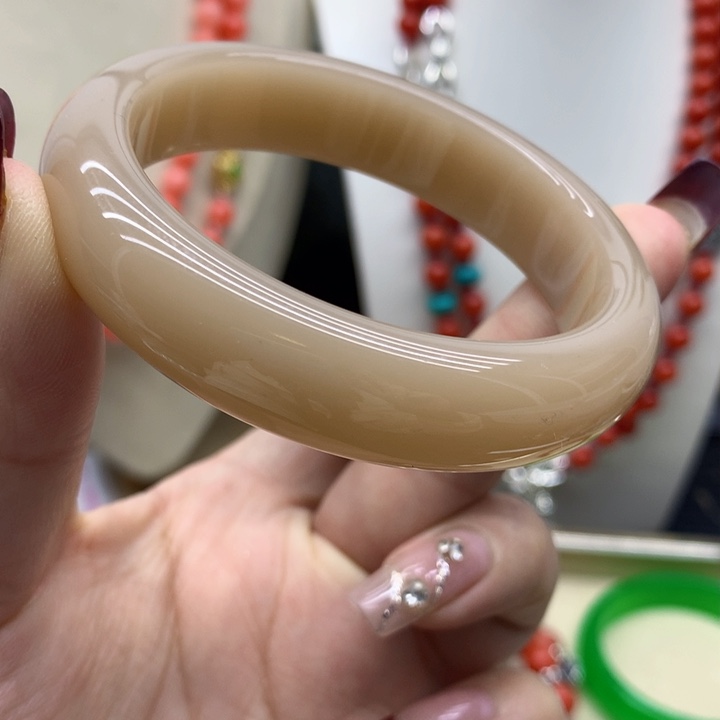 和田玉（糖玉）手镯未镶嵌手镯