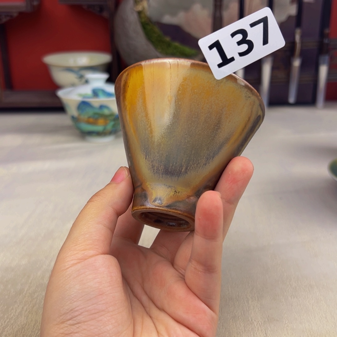 杯子纯手工柴烧主人杯