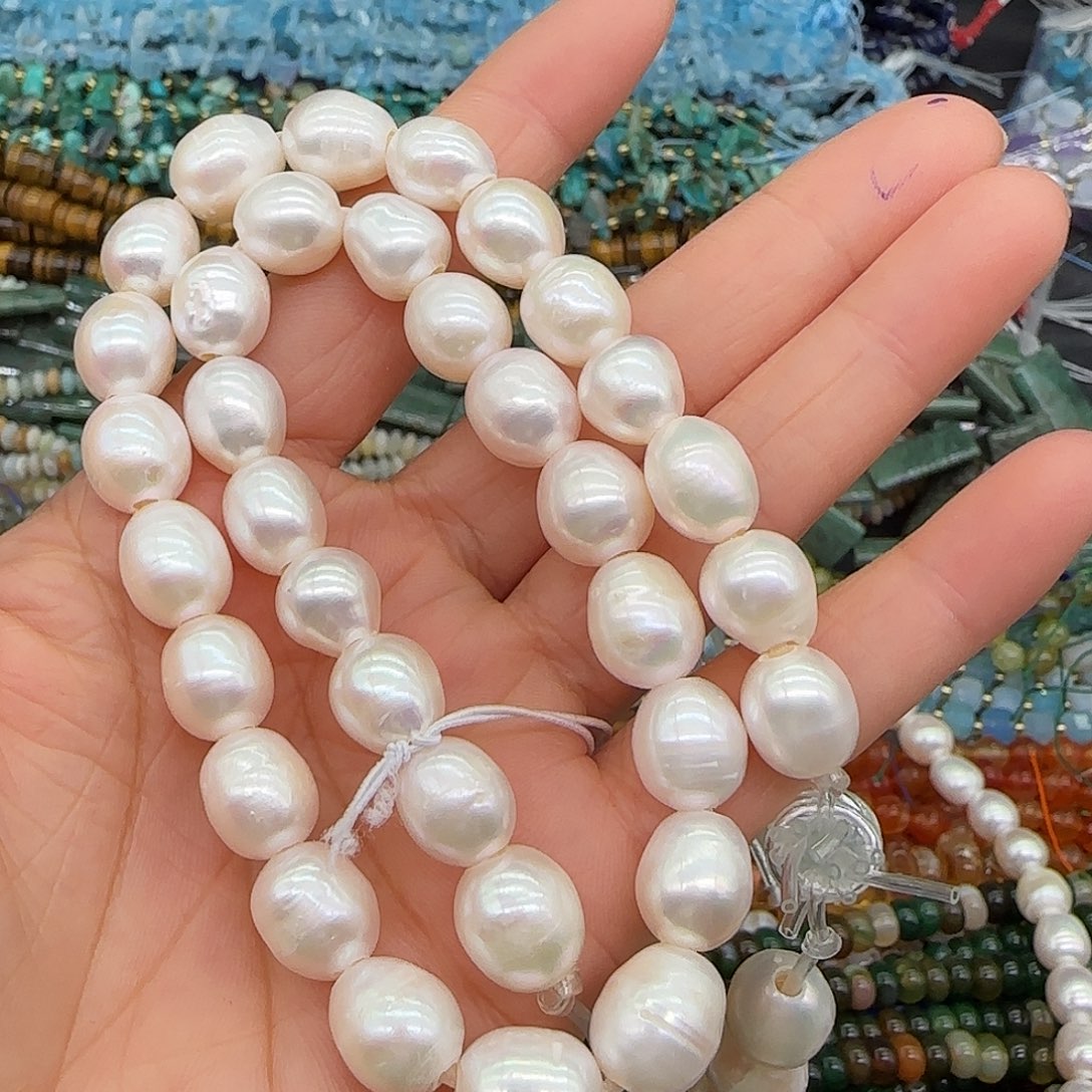 我***录玛瑙/玉髓合金珠宝半成品珍珠拍两59发一条