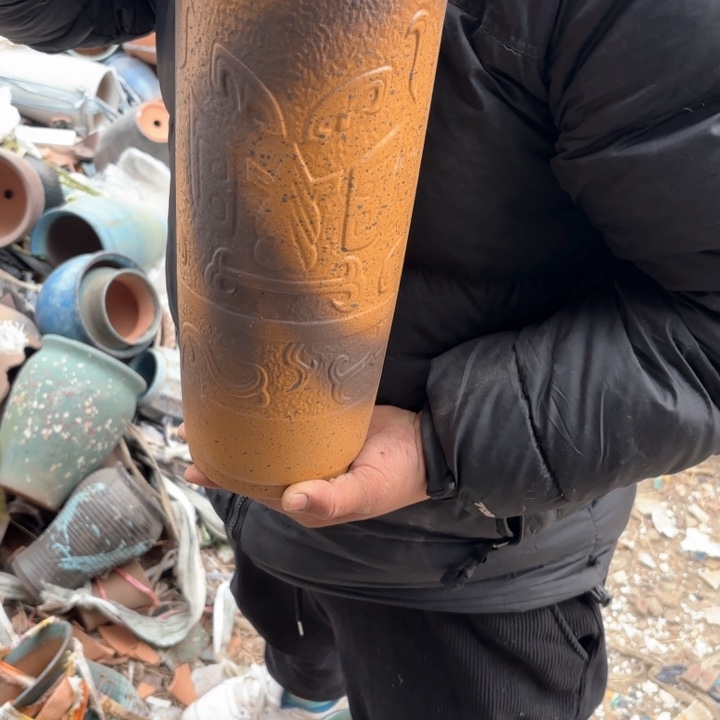 红陶口径 花盆 高度  14 40