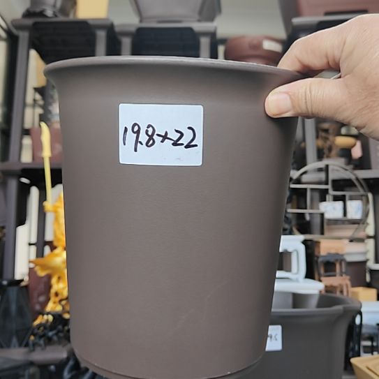 用***85只19.8*22深圆盆紫檀色