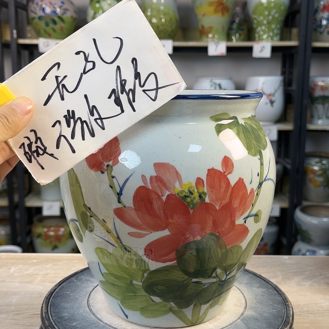 罐1xc景德镇陶瓷花盆